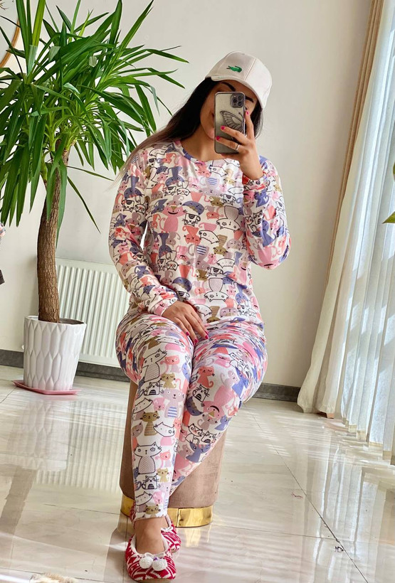 بلوزشلوار راحتی مخمل